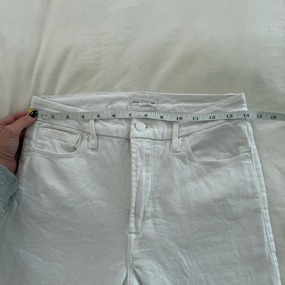 Good American White Denim Flares - Picture 9 of 11